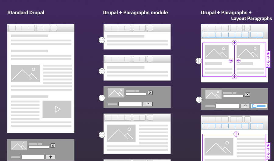 Drupal – il modulo Paragraphs | Progettimultimediali