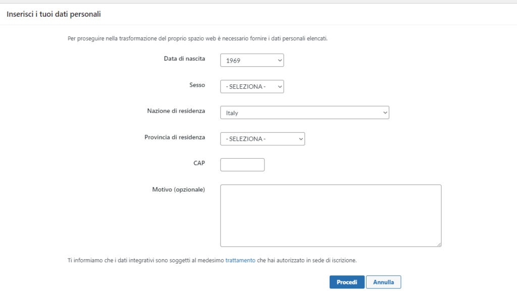 Come configurare uno spazio hosting su Altervista