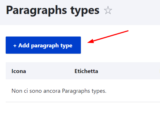 Drupal – il modulo Paragraphs
