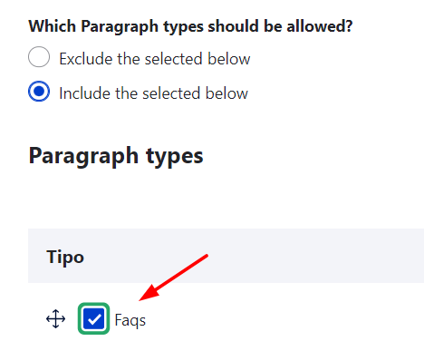 Drupal – il modulo Paragraphs