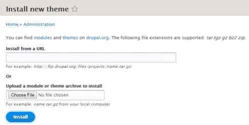 Bootstrap per Drupal – configurare il Subtheme