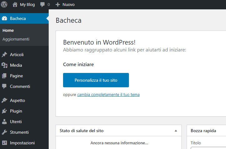 installare facilmente WordPress con AMPPS